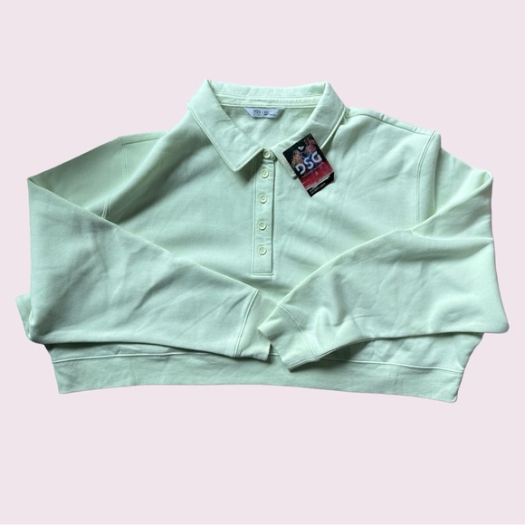 DSG Twitch and Allison, Polo Fleece Cropped Pullover - Picture 3 of 6